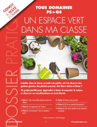 Un espace vert dans ma classe