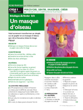 Un masque d'oiseau