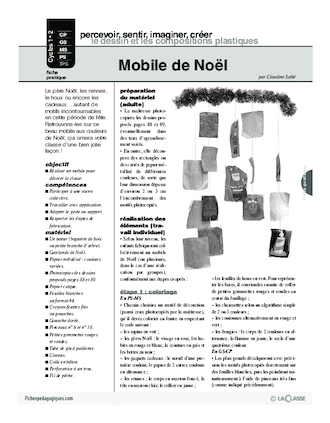 Un mobile de Noël