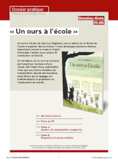 Un ours à l'école