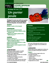 Un panier poule