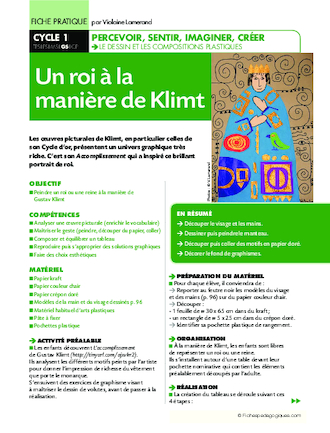 Un roi à la manière de Klimt