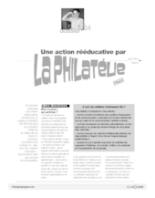 Une action rééducative par la philatélie