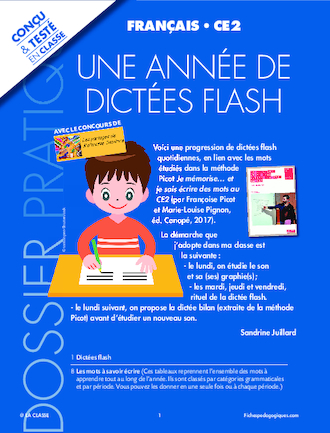 Une année de dictées flash