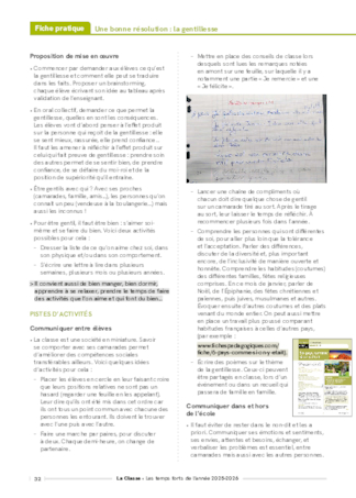 Une bonne résolution : la gentillesse