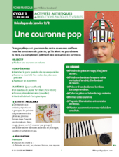 Une couronne pop