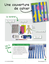 Une couverture de cahier