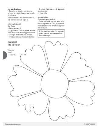 Une fleur pour maman (Cycle 2)