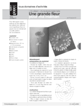 Une grande fleur pour ma maman