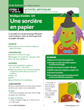 Une sorcière en papier