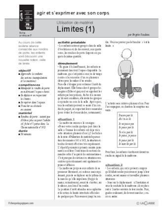 Utilisation de matériel : Limites (1)