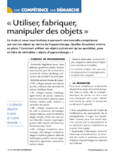 Utiliser, fabriquer, manipuler des objets