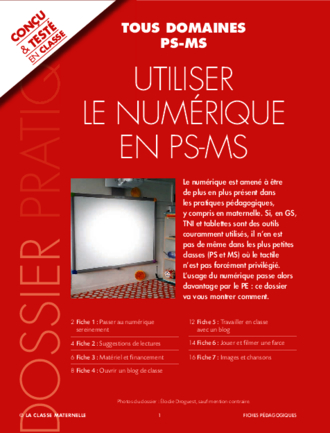 Utiliser le numérique en PS MS