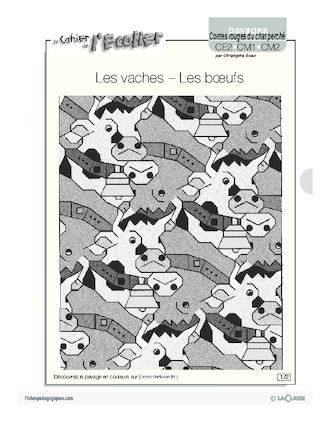 Vaches et boeufs / Pavages