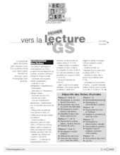 Vers la lecture en GS (2)