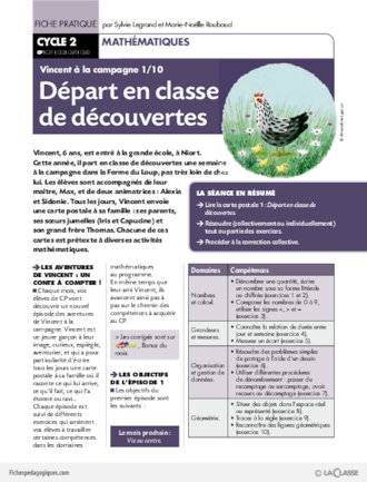 Vincent à la campagne (1) / Départ en classe de découvertes