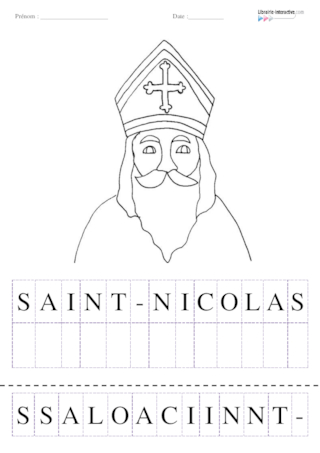 Vocabulaire de Saint-Nicolas