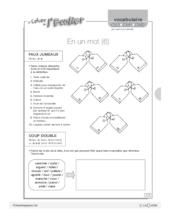 Vocabulaire / En un mot (6)