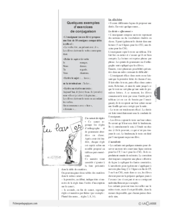 Vocabulaire, grammaire, orthographe (1) / Grands domaines d'activités