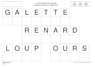 Vocabulaire - roule galette