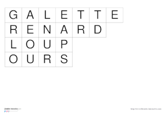 Vocabulaire - roule galette